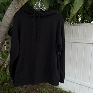 Alo Yoga Black Oversized Hoodie with Drawstrings !